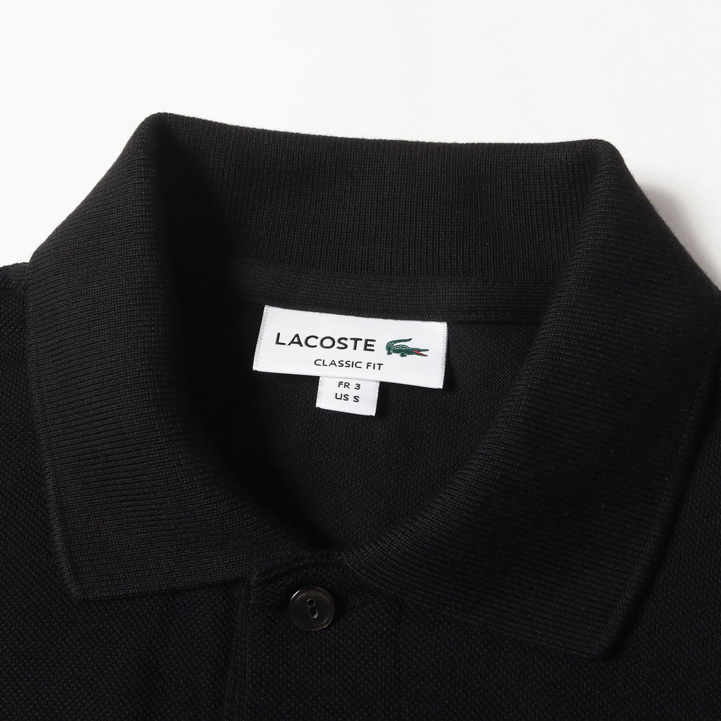 ワンポイント ワニ ワッペン 刺繍 ピケ ポロシャツ (L1212AL) / CLASSIC FIT MADE IN JAPAN