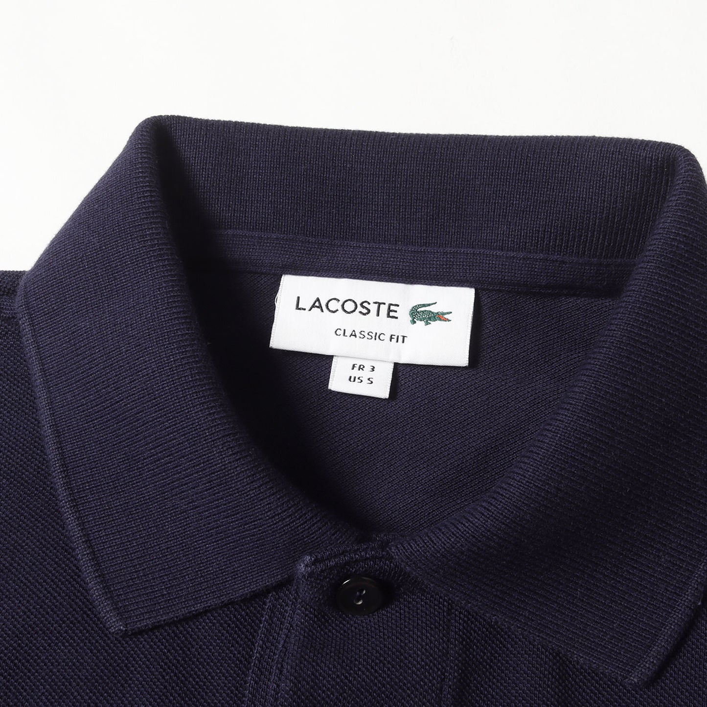 ワンポイント ワニ ワッペン 刺繍 ピケ ポロシャツ (L1212AL) / CLASSIC FIT MADE IN JAPAN