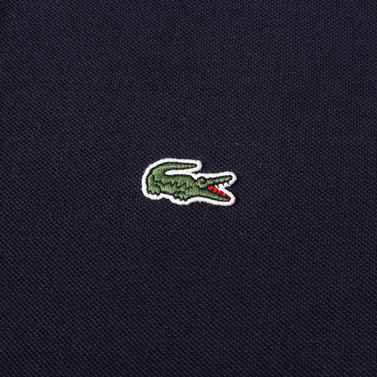 ワンポイント ワニ ワッペン 刺繍 ピケ ポロシャツ (L1212AL) / CLASSIC FIT MADE IN JAPAN