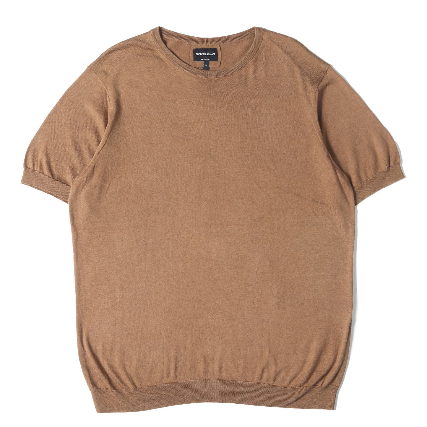 24SS シルク コットン ハイゲージ 半袖 ニット Tシャツ (3HSM38 SM63Z)