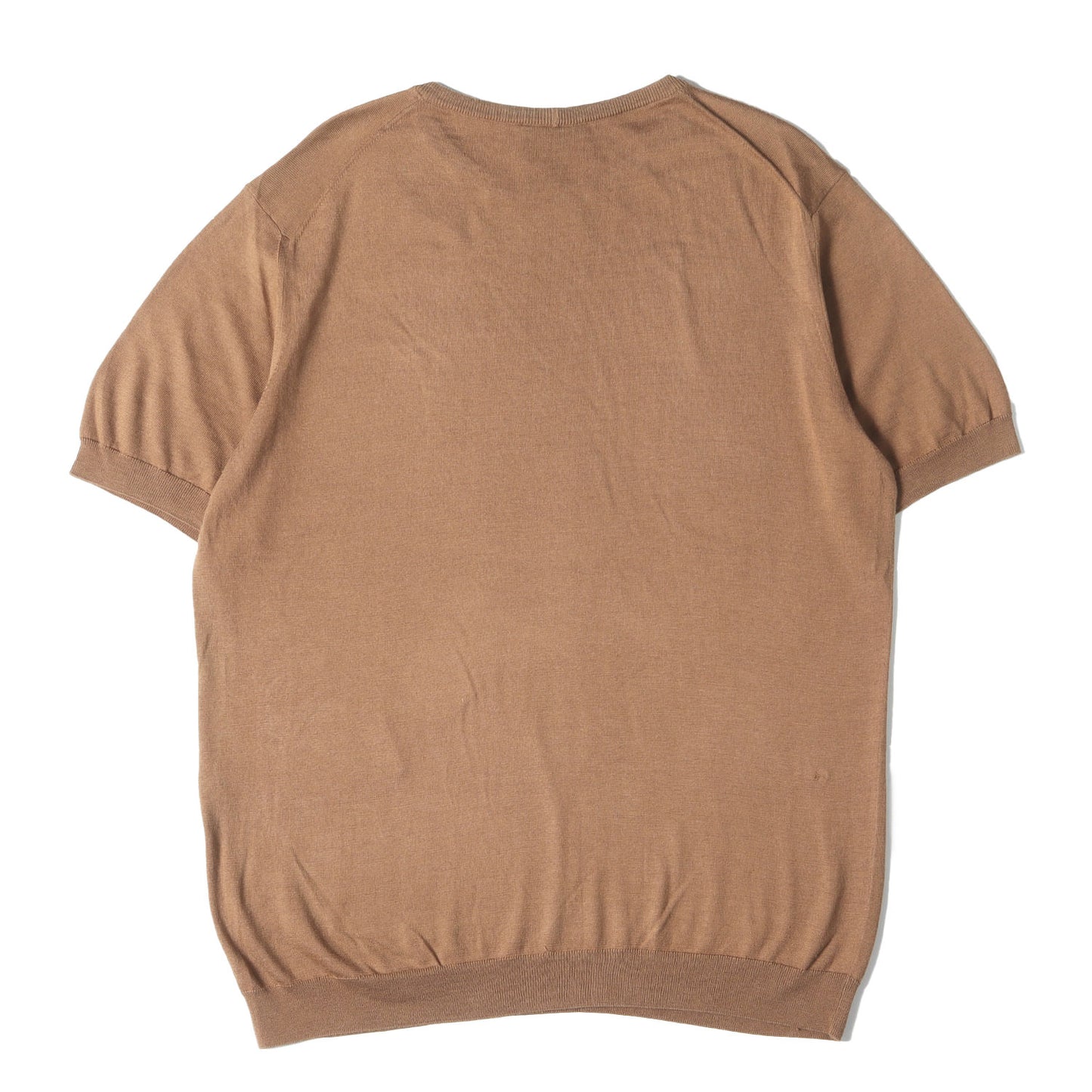 24SS シルク コットン ハイゲージ 半袖 ニット Tシャツ (3HSM38 SM63Z)