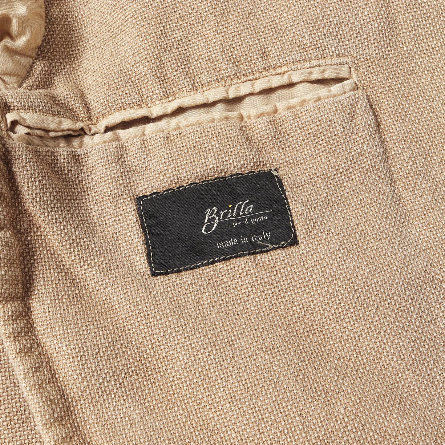 × eidos ピークドラペル ダブルブレスト コットンリネン 鹿の子 6B テーラード ジャケット / MADE IN ITALY