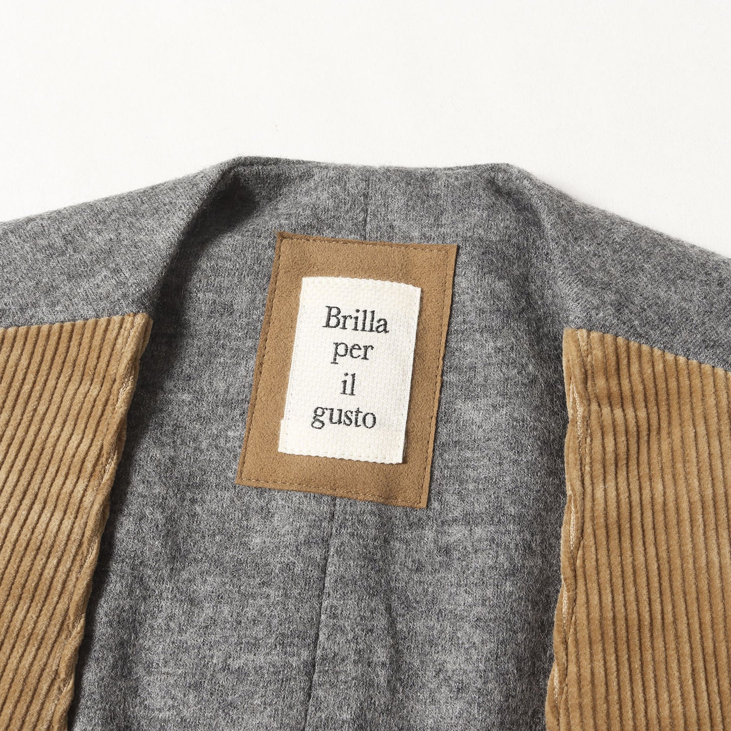 コーデュロイ ウール コンビ ジレ ベスト / MADE IN JAPAN