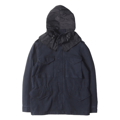 取り外し可能フード付き ミリタリー フィールド ジャケット / M-65