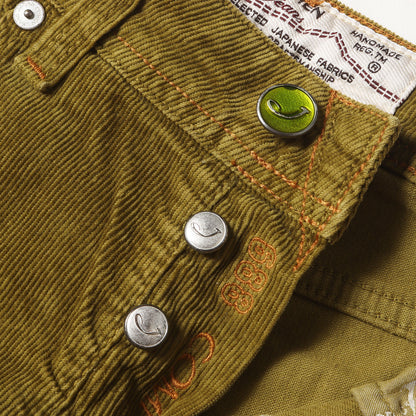 スリム ストレート ストレッチ コーデュロイ パンツ (BARD J688 COMFORT) / ボタンフライ