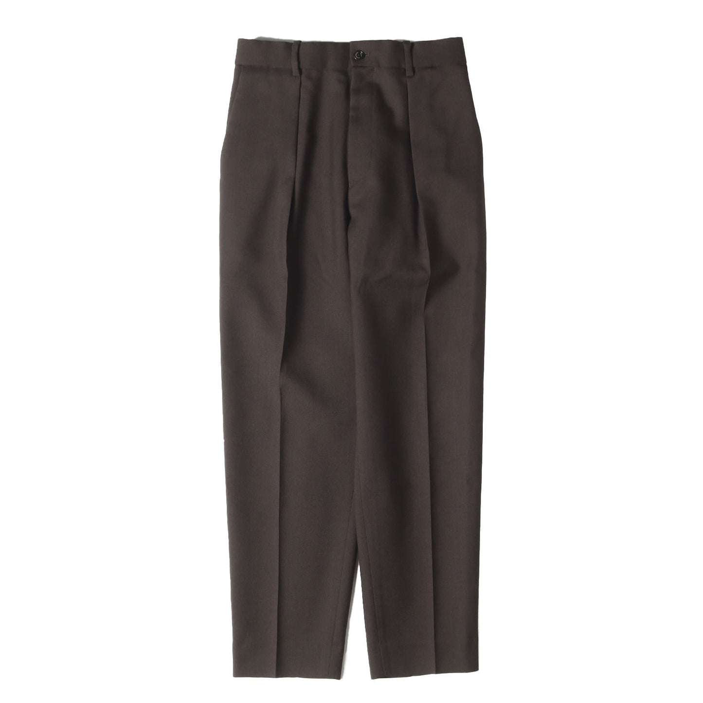 23AW ワンタック トロピカルスラックス パンツ (PEGTOP TROUSERS ORGANIC WOOL HEAVY TROPICAL)