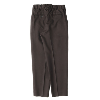 23AW ワンタック トロピカルスラックス パンツ (PEGTOP TROUSERS ORGANIC WOOL HEAVY TROPICAL)