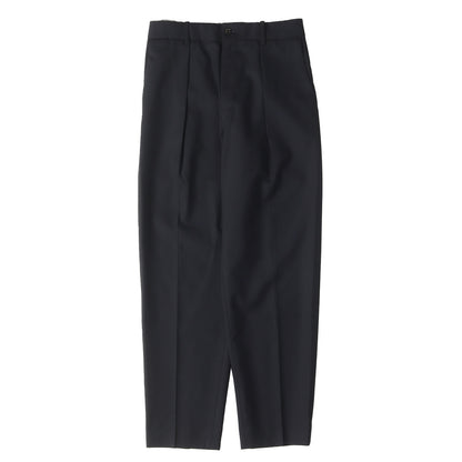 23SS ワンタック トロピカル スラックス パンツ (PEGTOP TROUSERS ORGANIC WOOL TROPICAL)
