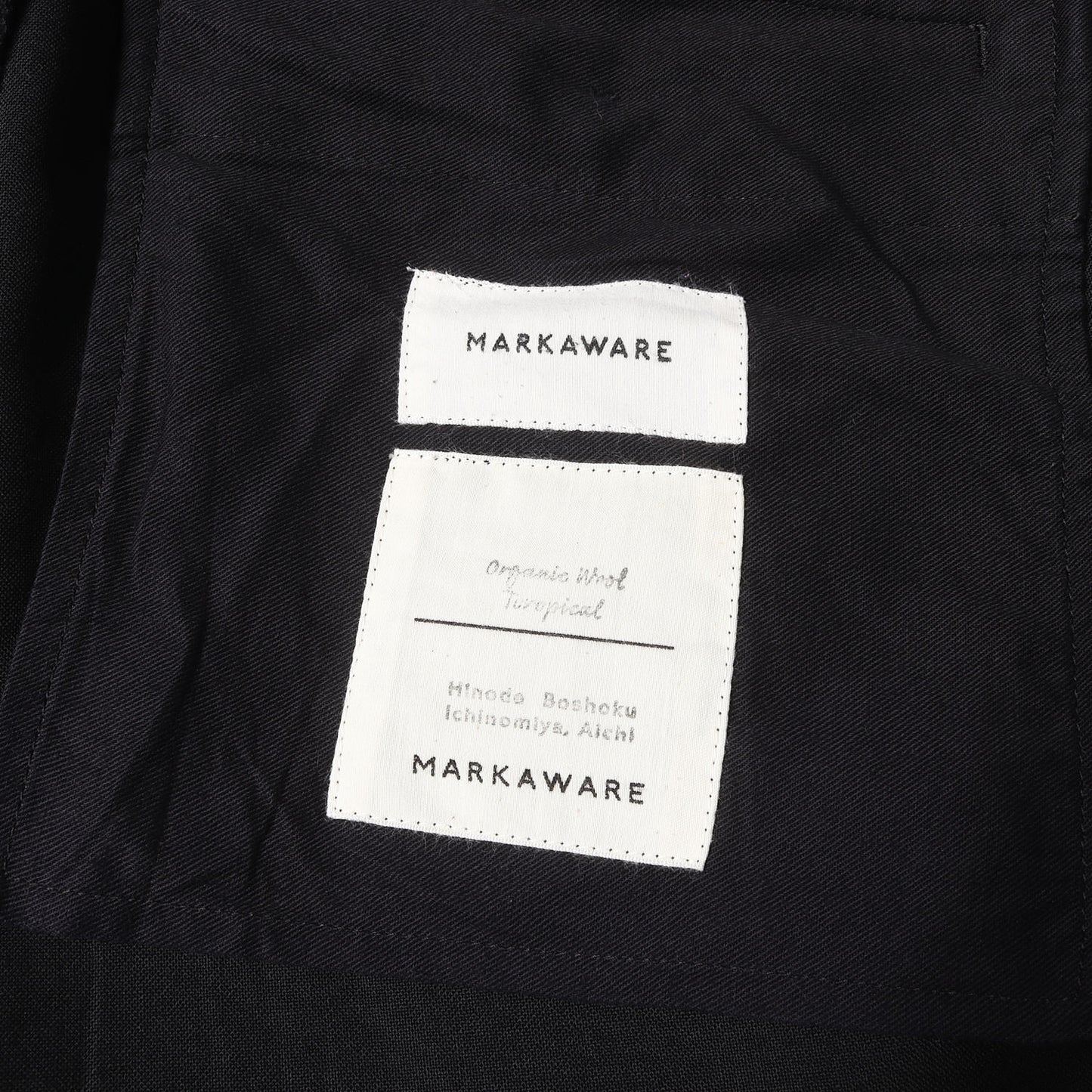 23SS ワンタック トロピカル スラックス パンツ (PEGTOP TROUSERS ORGANIC WOOL TROPICAL)
