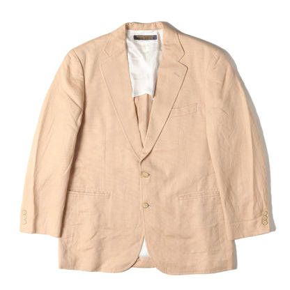 80s コットンリネン 2B テーラード ジャケット / MADE IN JAPAN