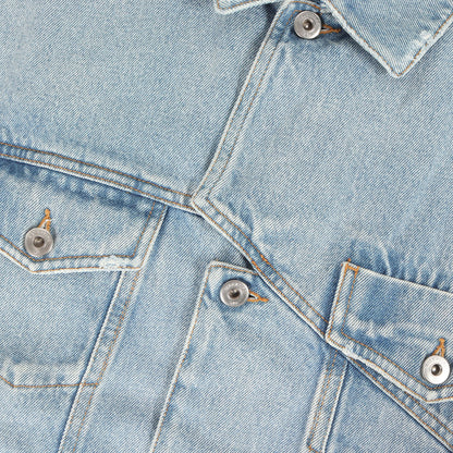 変型 デニム トラッカー ジャケット (RV3DC00IHLB)