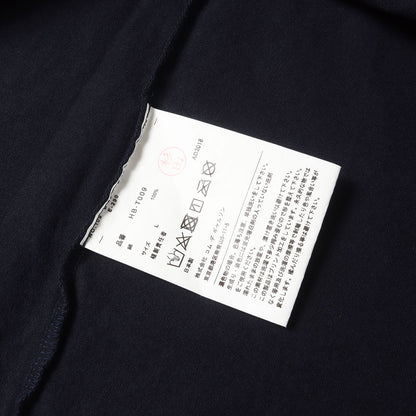 ワンポイント ロゴ バインダーネック Tシャツ (HB-T009)