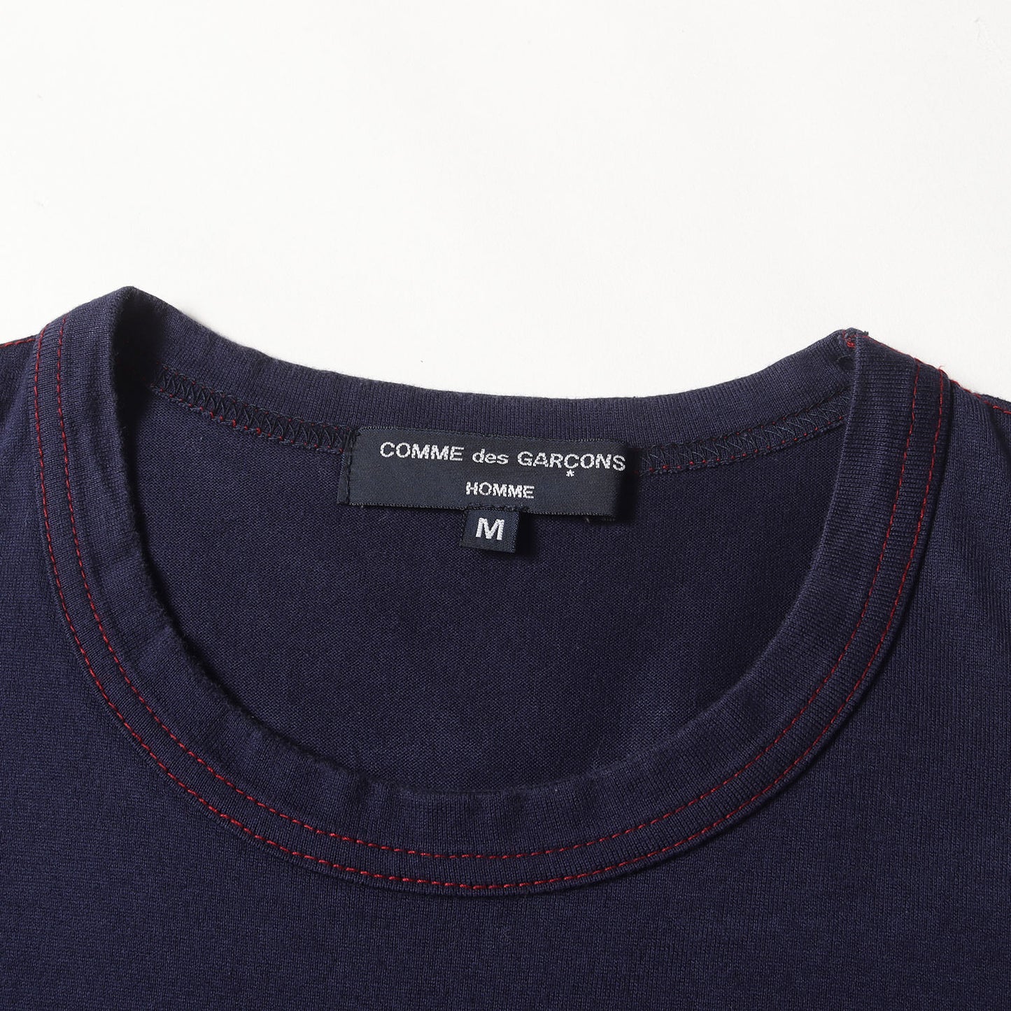 00s スリーブ フラワー リネン混 キュプラコットン 切替 バインダーネック Tシャツ (HE-T111)