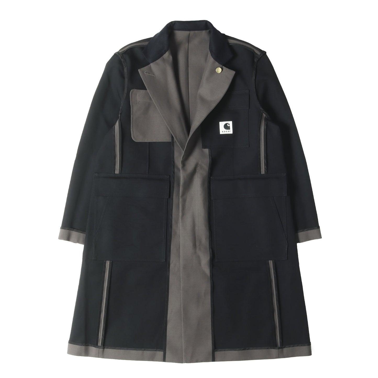 24SS × Carhartt WIP リバーシブル ダックキャンバス チェスター フィールド コート (Suiting Bonding Coat 24-03386M)