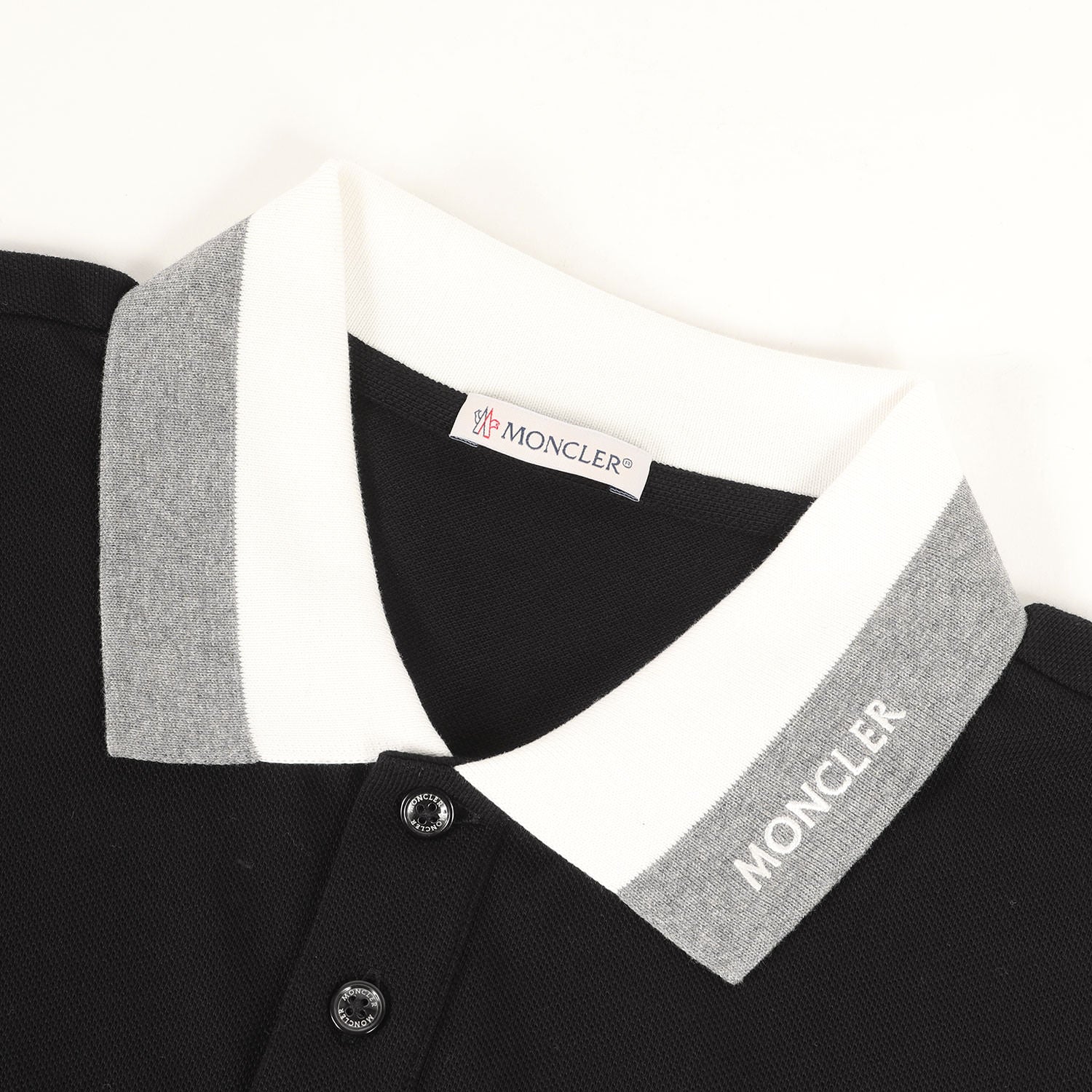 MONCLER (モンクレール) 25SS ロゴ 刺繍 カラー 鹿の子 ポロシャツ (SS