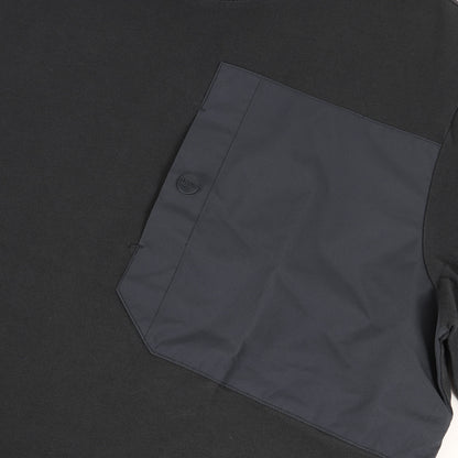 22SS ロゴ スリーブ 異素材 切替 ポケット Tシャツ (JG0118UL-52000-9201) / Laminar