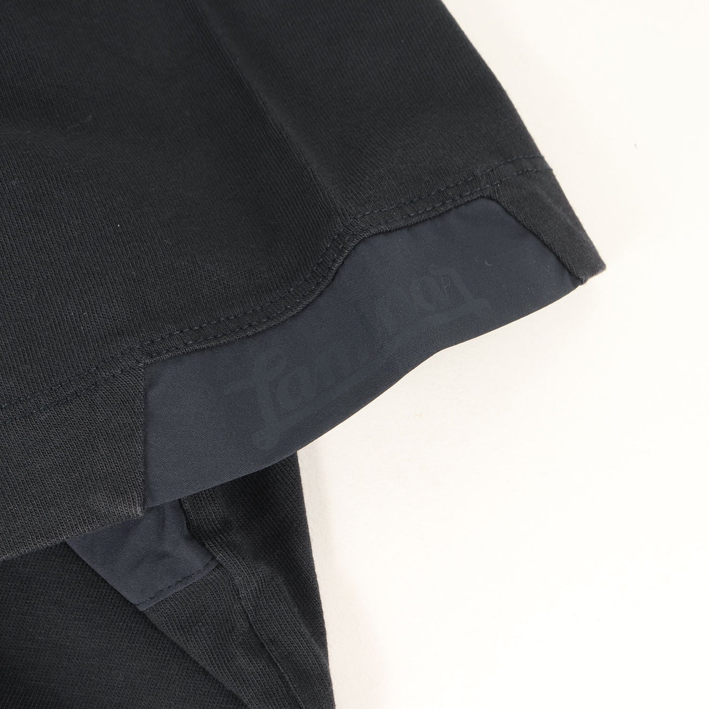 22SS ロゴ スリーブ 異素材 切替 ポケット Tシャツ (JG0118UL-52000-9201) / Laminar