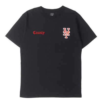 × MLB New York Mets ワッペン ロゴ 刺繍 Tシャツ