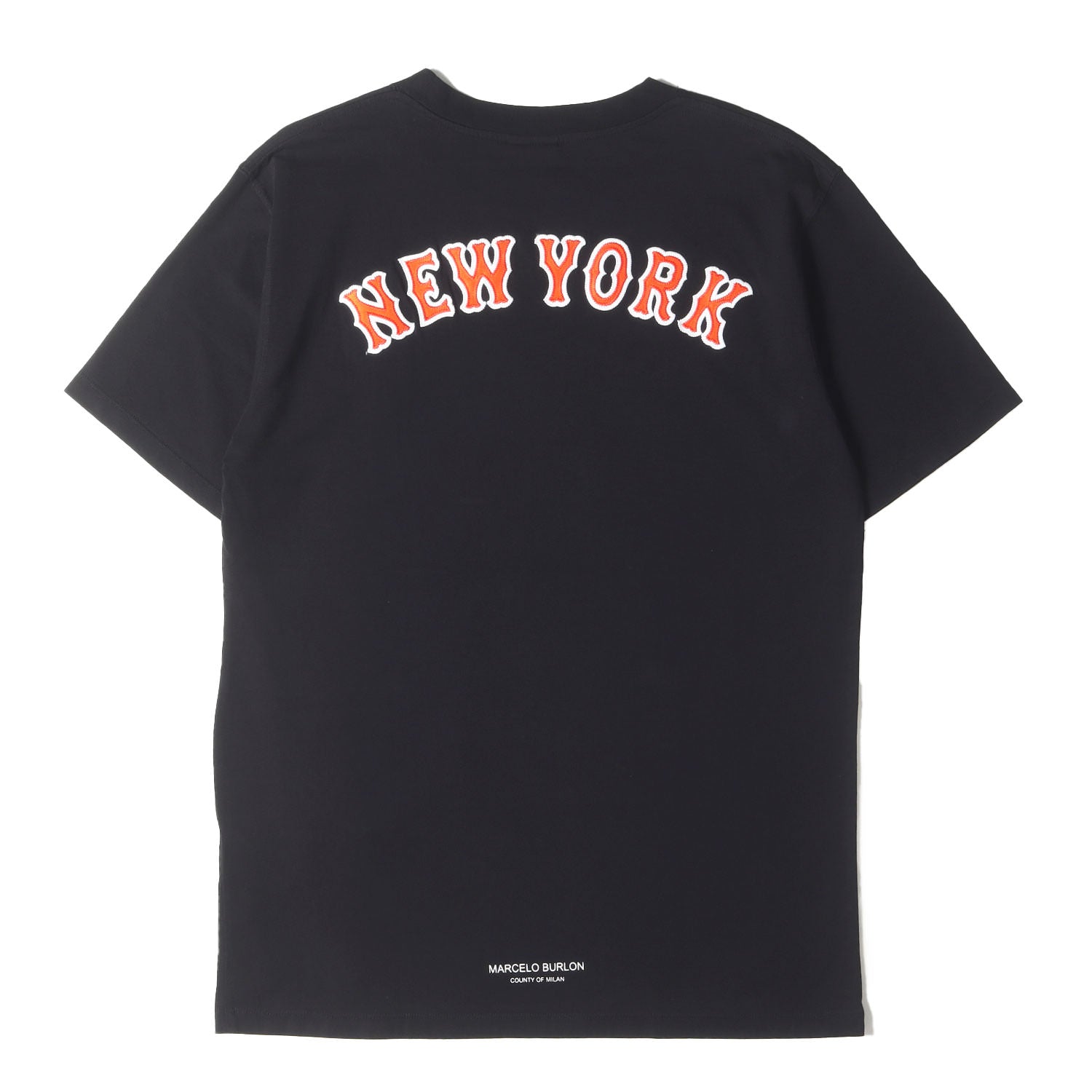 MARCELO BURLON × MLBコラボ ブラック スウェット