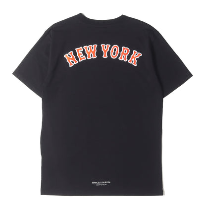× MLB New York Mets ワッペン ロゴ 刺繍 Tシャツ