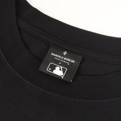 × MLB New York Mets ワッペン ロゴ 刺繍 Tシャツ