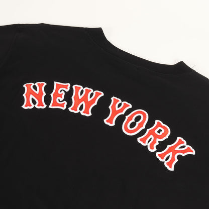 × MLB New York Mets ワッペン ロゴ 刺繍 Tシャツ