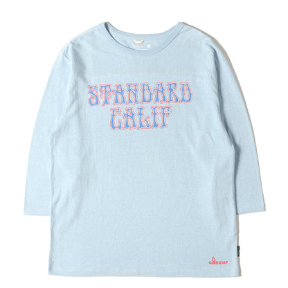 × GO HEMP デッドロゴ ヘンプ コットン フットボール カットソー (GOHEMP × SD Dead Logo Football T)