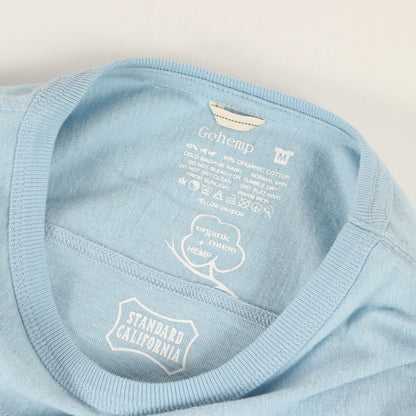 × GO HEMP デッドロゴ ヘンプ コットン フットボール カットソー (GOHEMP × SD Dead Logo Football T)