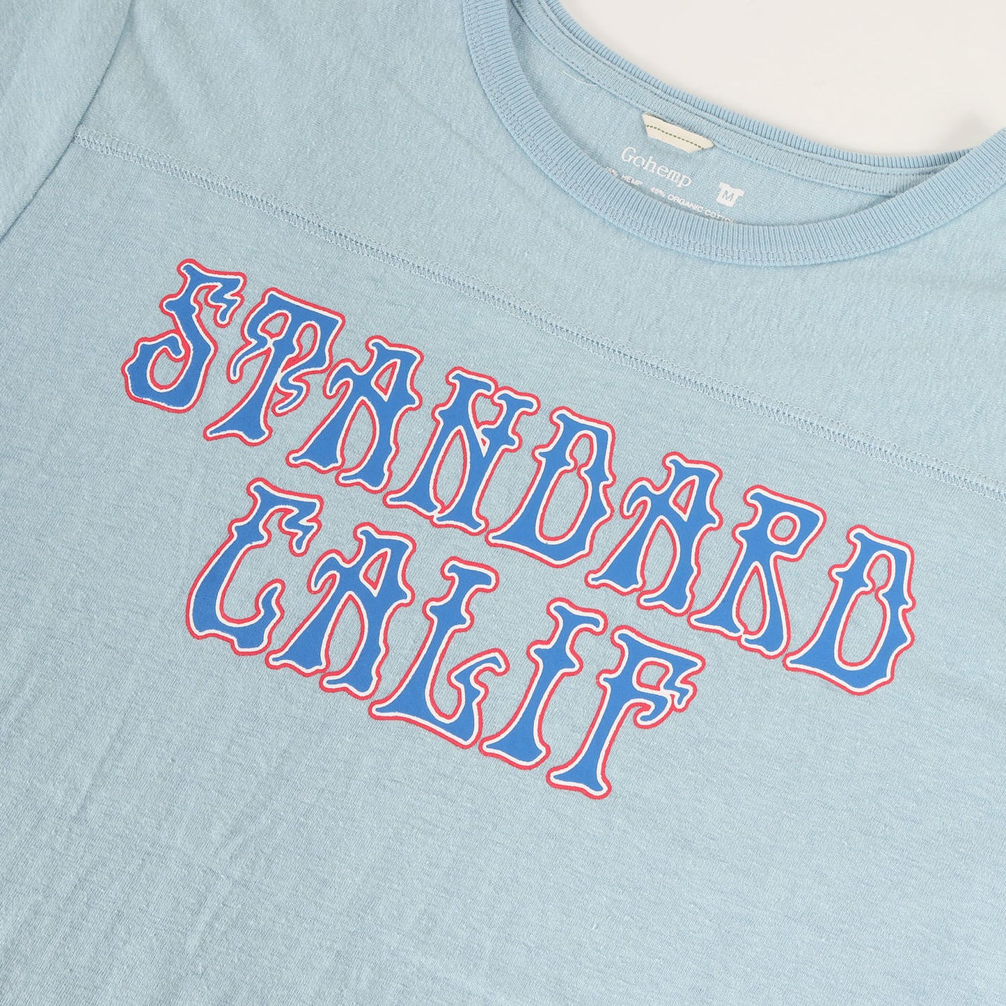 × GO HEMP デッドロゴ ヘンプ コットン フットボール カットソー (GOHEMP × SD Dead Logo Football T)