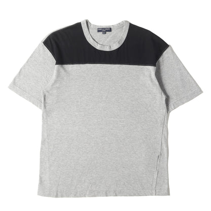 パネル 切替 バインダーネック Tシャツ (HA-T044) / AD2007