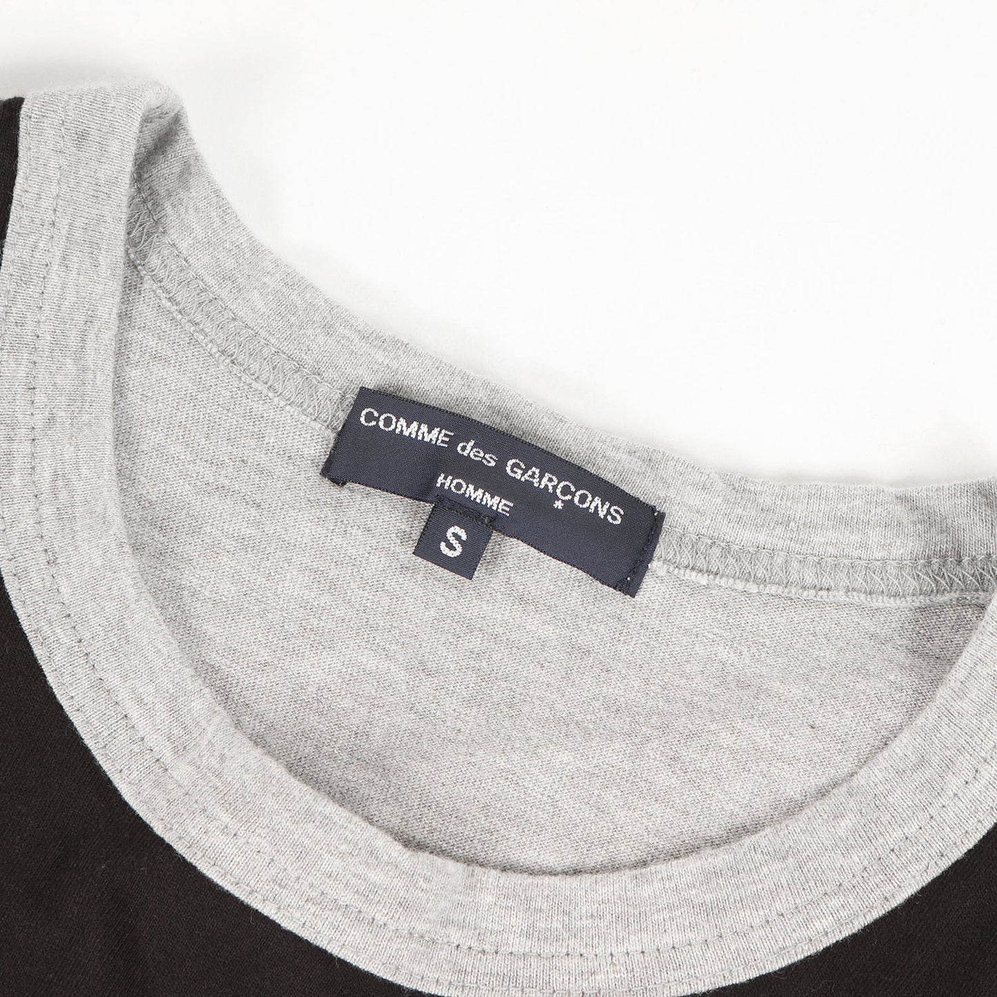 パネル 切替 バインダーネック Tシャツ (HA-T044) / AD2007