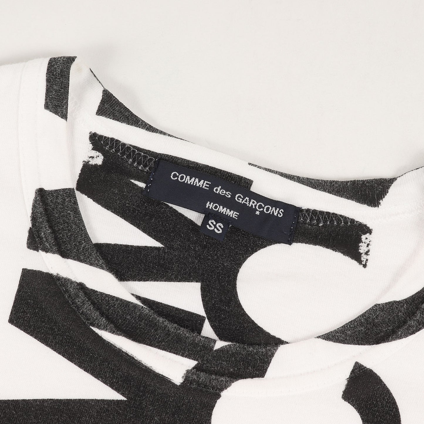 ロゴ ペンイト バインダーネック Tシャツ (HS-T054) / AD2006