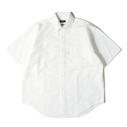 25SS ワイドフィット 5分袖 ボタンダウン シャツ (11-01-0575-301) / JAPANESE FABRIC