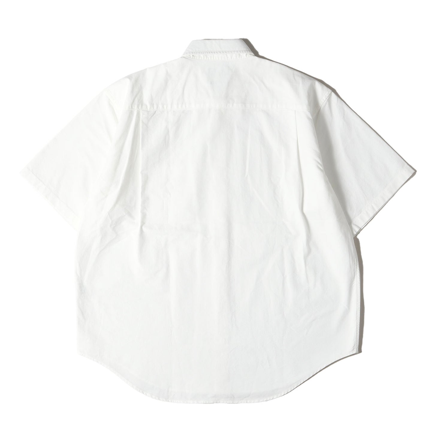 25SS ワイドフィット 5分袖 ボタンダウン シャツ (11-01-0575-301) / JAPANESE FABRIC