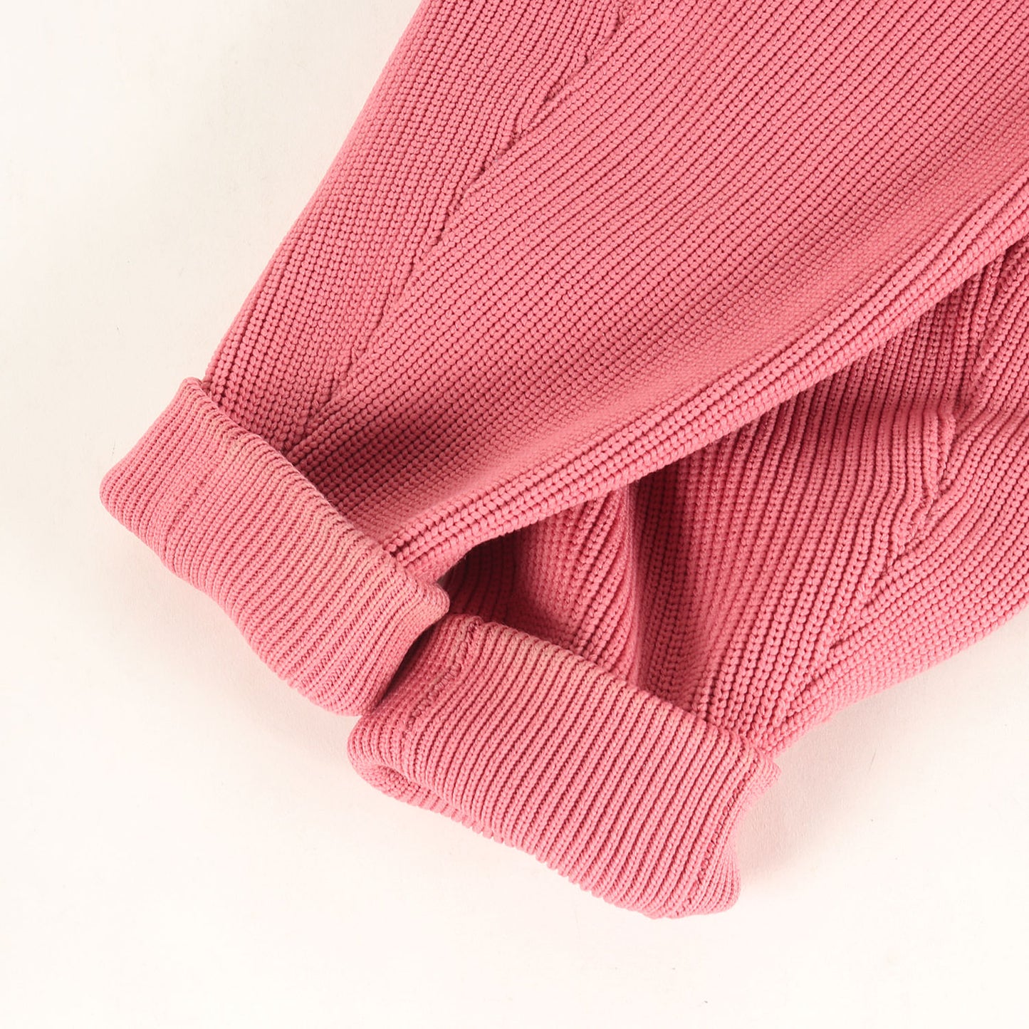 24SS ラグラン 畔編み ポリニット セーター (268-4170101)