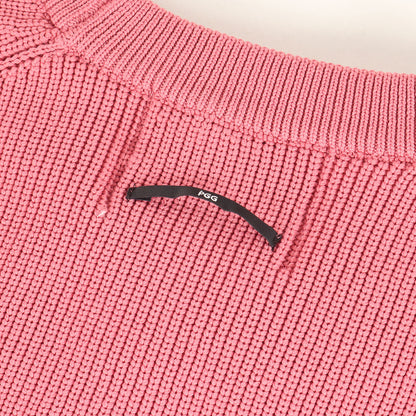 24SS ラグラン 畔編み ポリニット セーター (268-4170101)