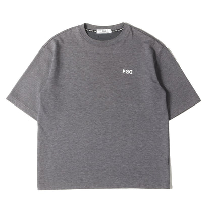 ワンポイント ロゴ ハーフ スリーブ メランジ Tシャツ (268-2906303) / 非売品 MADE IN JAPAN