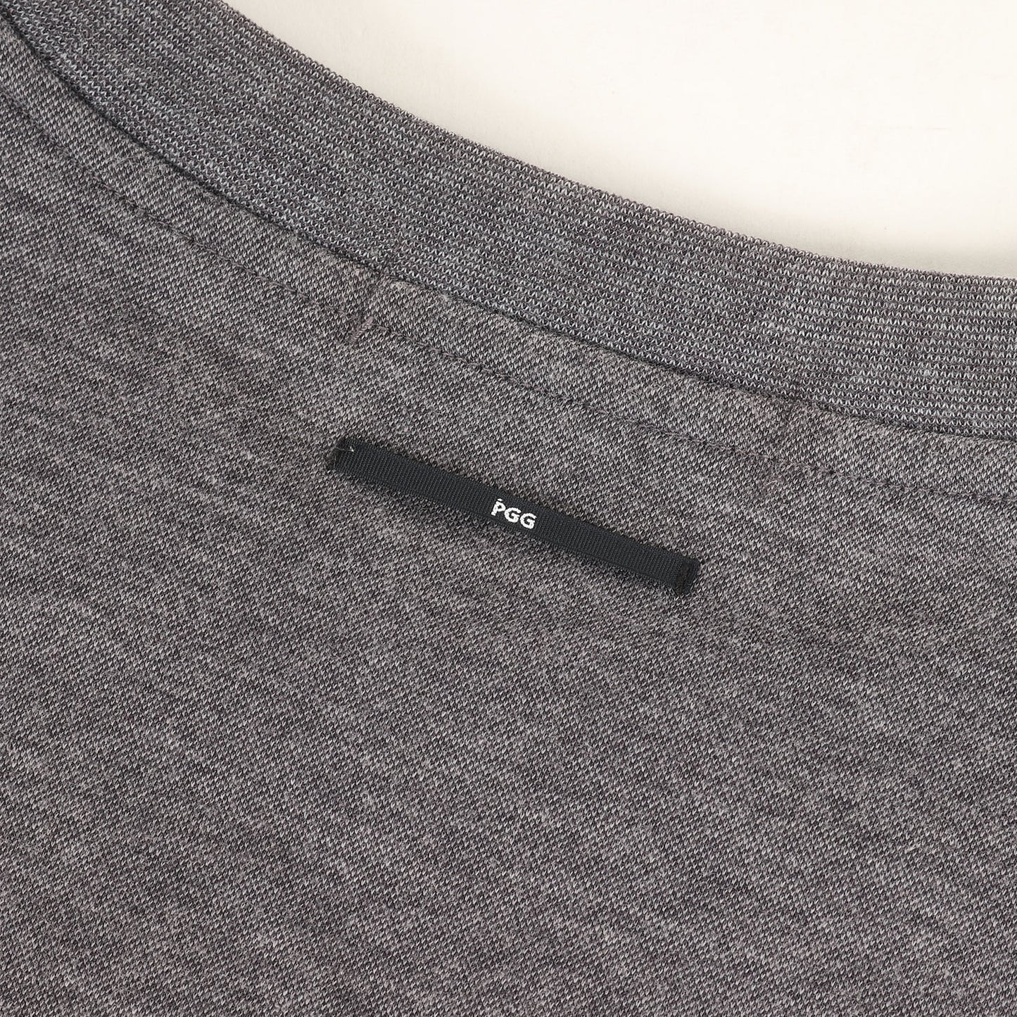 ワンポイント ロゴ ハーフ スリーブ メランジ Tシャツ (268-2906303) / 非売品 MADE IN JAPAN