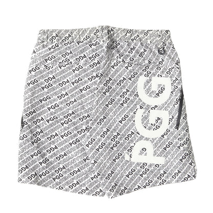 23AW ロゴ 総柄 吸水速乾 ストレッチ ナイロン ショート パンツ (268-3232603)