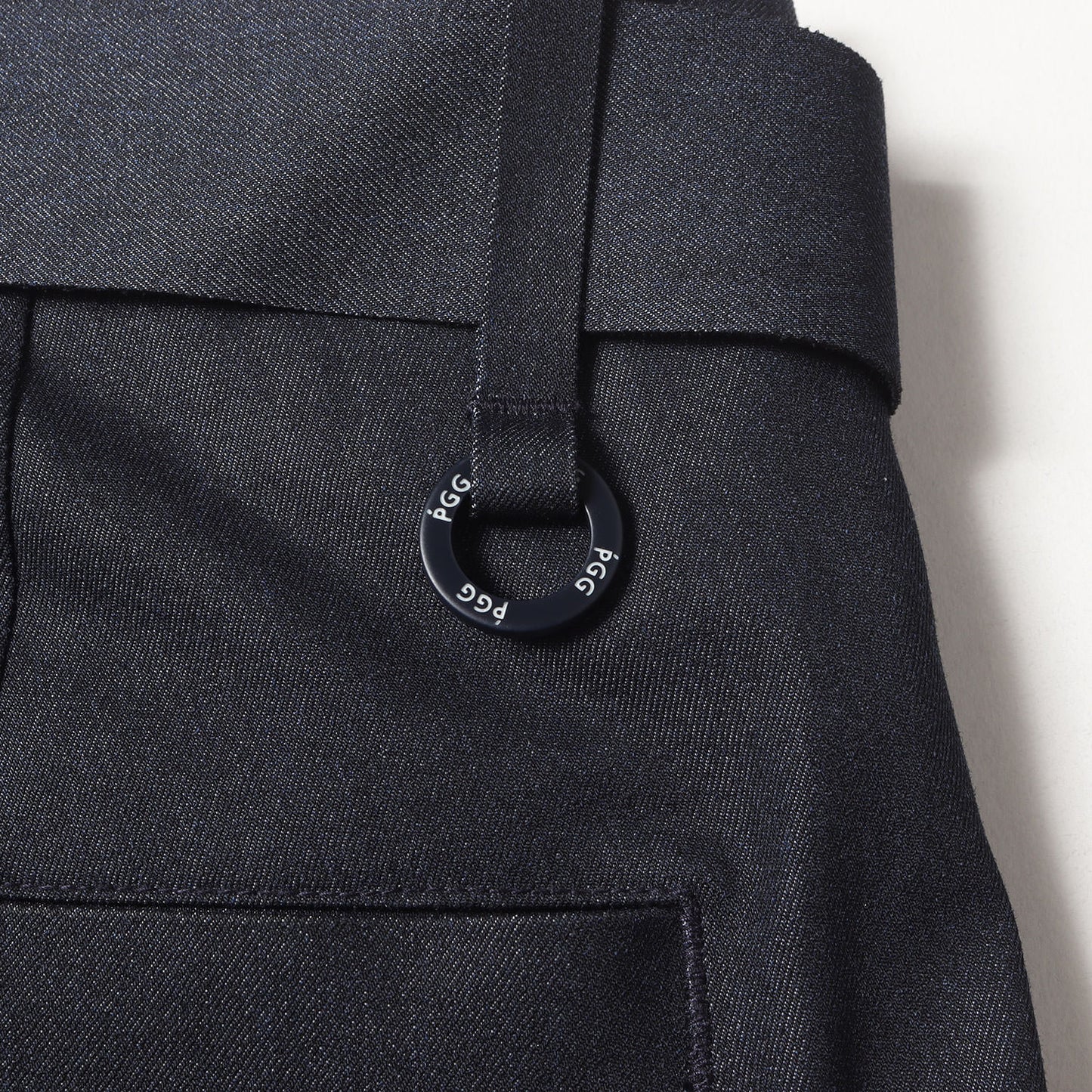 × Lee ベルテッド ポリ デニム スラックス パンツ (268-2106301) / 非売品