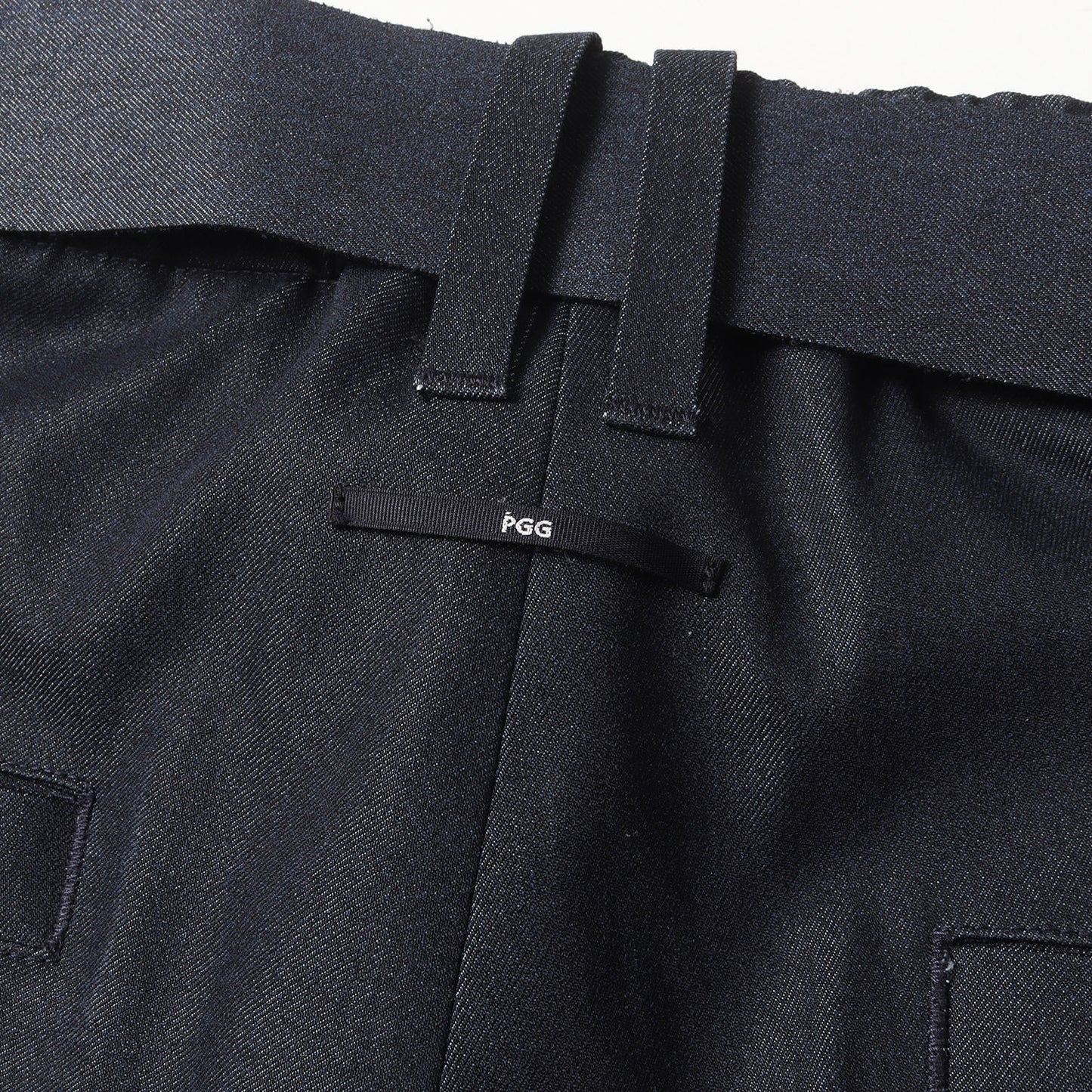 × Lee ベルテッド ポリ デニム スラックス パンツ (268-2106301) / 非売品