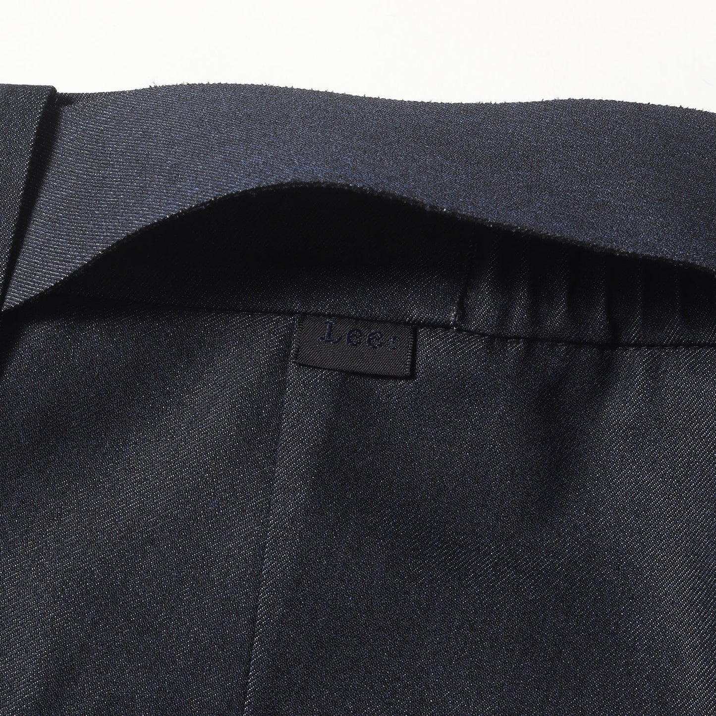 × Lee ベルテッド ポリ デニム スラックス パンツ (268-2106301) / 非売品