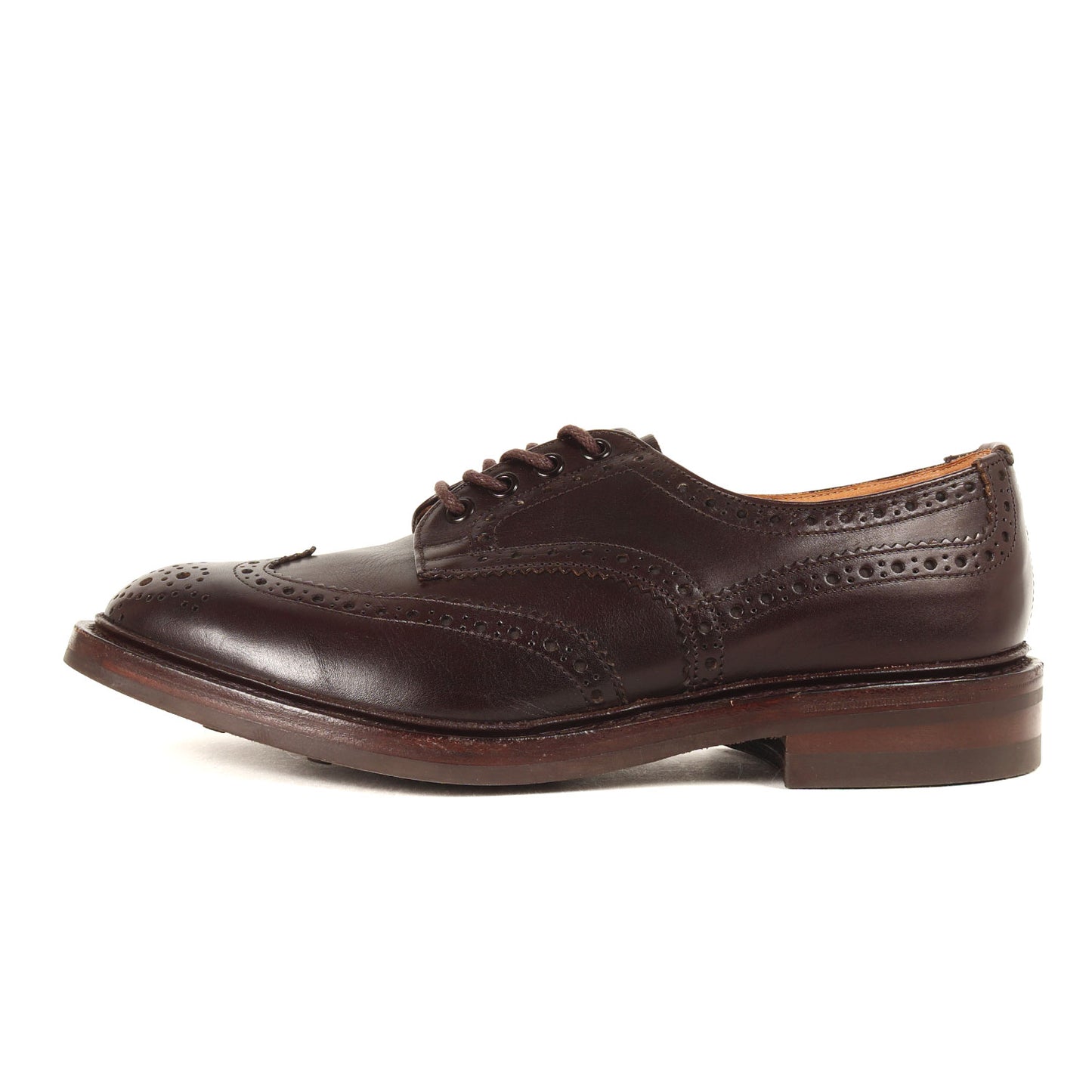 × PEARLY GATES ウイングチップ メダリオン レザー ドレス シューズ (Bourton COUNTRY SHOES M5633)