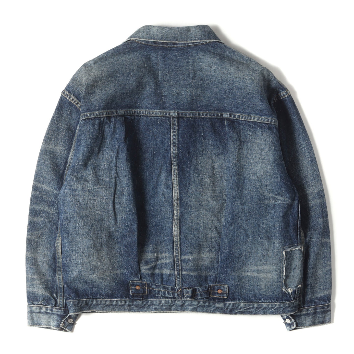 24AW × New Manual ヴィンテージ加工 デニム トラッカー ジャケット (W-NAME JACKET WN-J924)