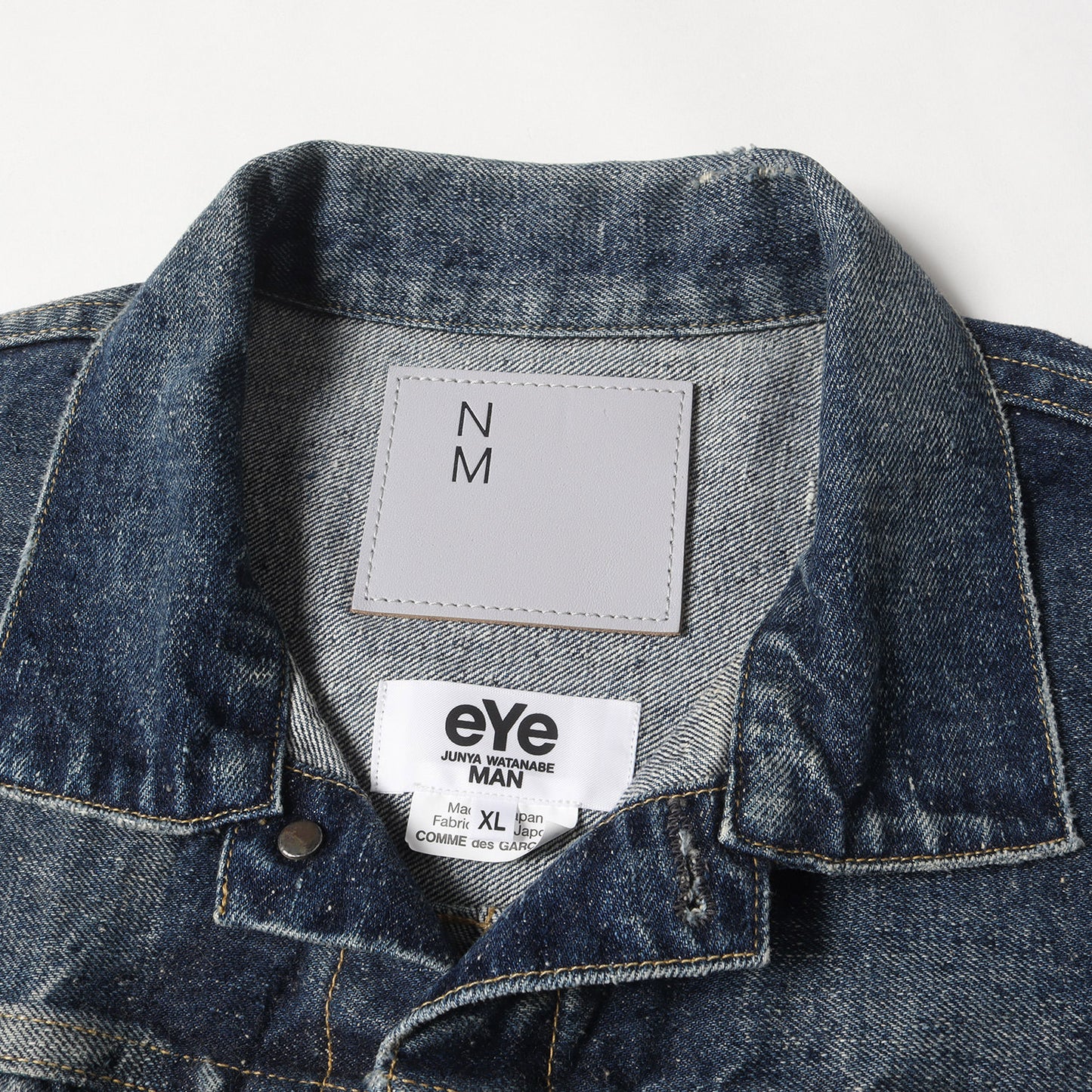 24AW × New Manual ヴィンテージ加工 デニム トラッカー ジャケット (W-NAME JACKET WN-J924)