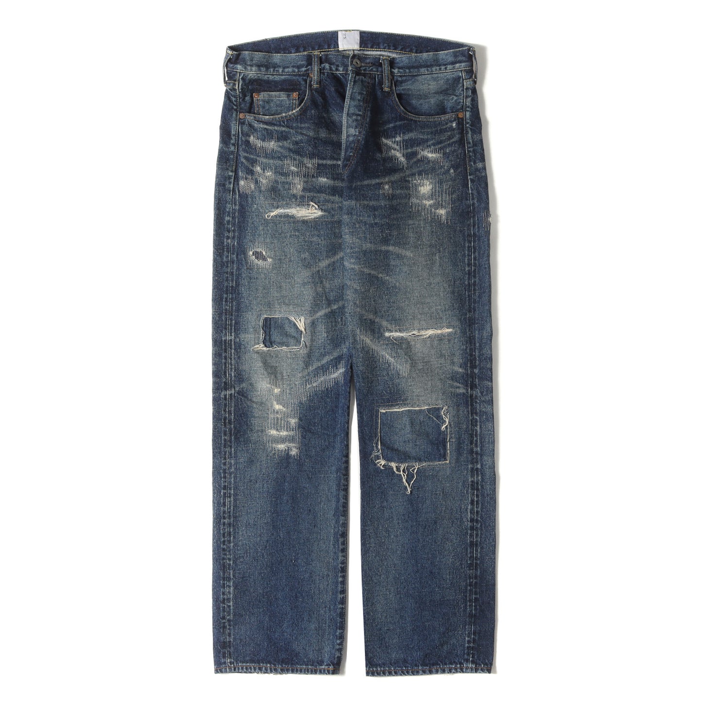 24AW × New Manual ヴィンテージ加工 デニム パンツ (WN-P912) / ボタンフライ