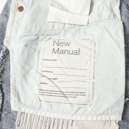 24AW × New Manual ヴィンテージ加工 デニム パンツ (WN-P912) / ボタンフライ