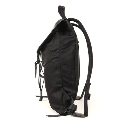 レザー フラップ ナイロン リュック / MADE IN ITALY