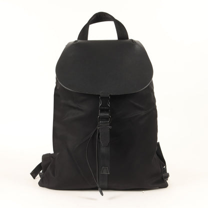 レザー フラップ ナイロン リュック / MADE IN ITALY