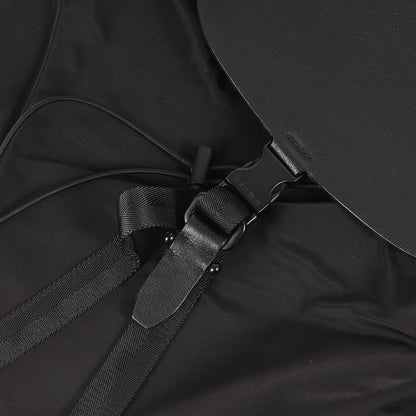 レザー フラップ ナイロン リュック / MADE IN ITALY